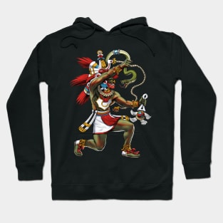 Aztec Serpent God Quetzalcoatl Hoodie